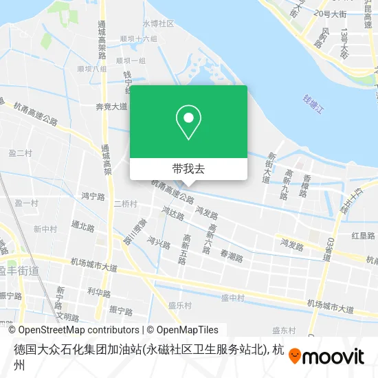 德国大众石化集团加油站(永磁社区卫生服务站北)地图