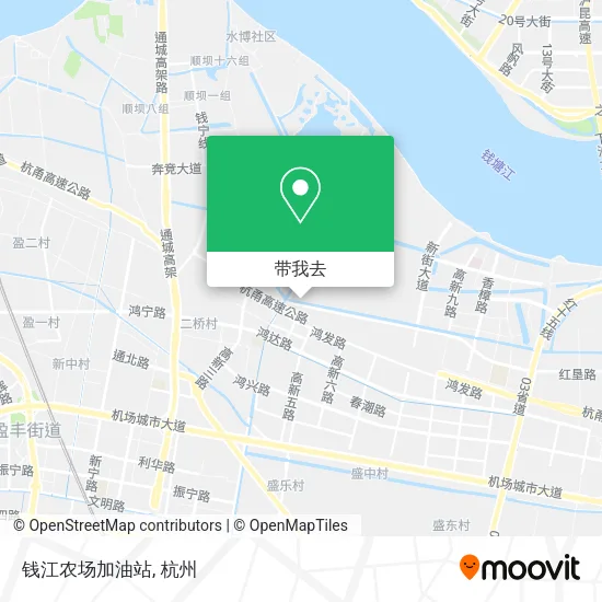 钱江农场加油站地图