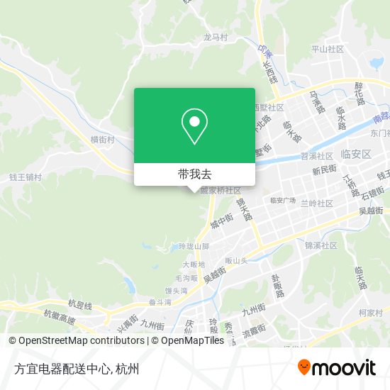 方宜电器配送中心地图