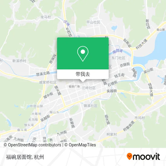 福碗居面馆地图