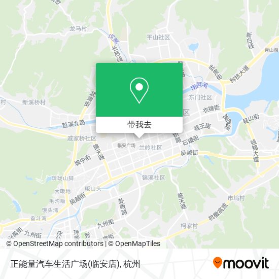 正能量汽车生活广场(临安店)地图