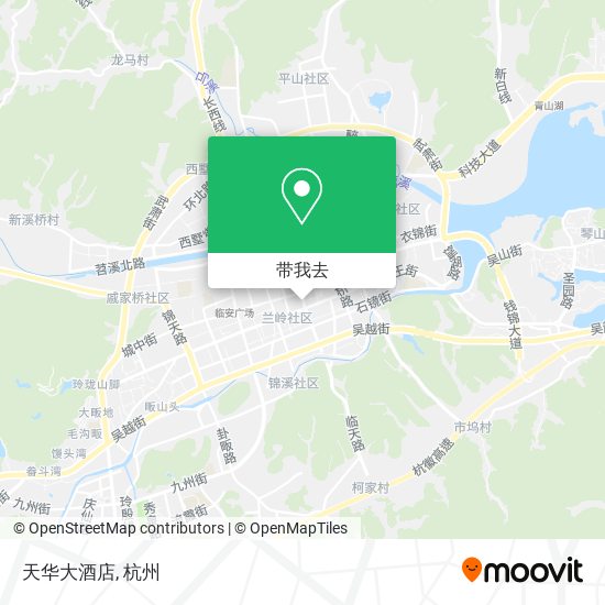 天华大酒店地图