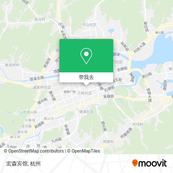 宏森宾馆地图
