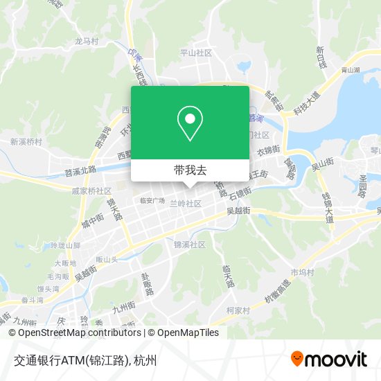 交通银行ATM(锦江路)地图