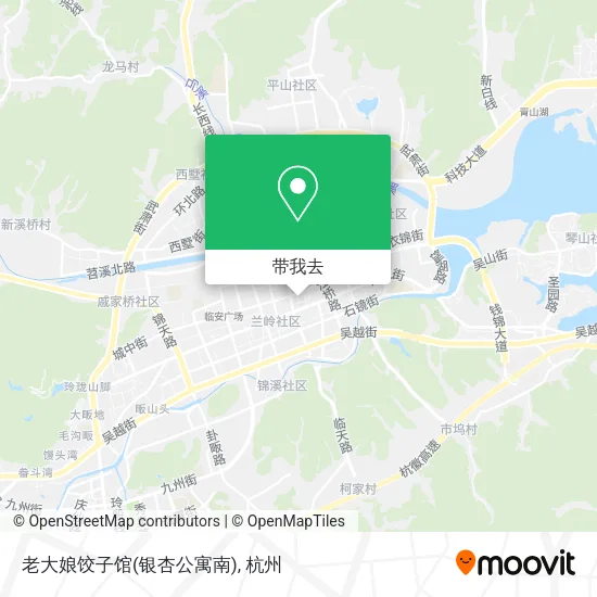 老大娘饺子馆(银杏公寓南)地图