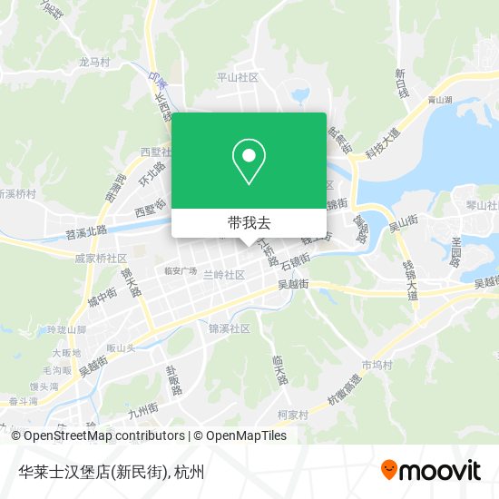 华莱士汉堡店(新民街)地图