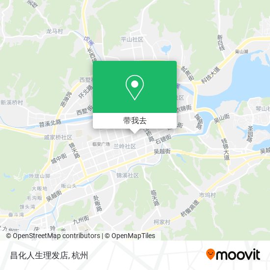 昌化人生理发店地图