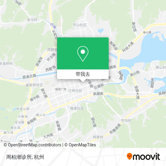 周柏潮诊所地图