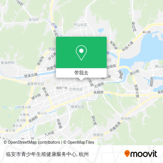 临安市青少年生殖健康服务中心地图