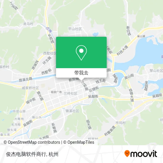 俊杰电脑软件商行地图