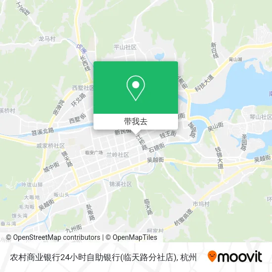 农村商业银行24小时自助银行(临天路分社店)地图