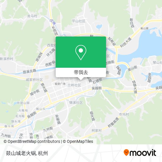 燚山城老火锅地图