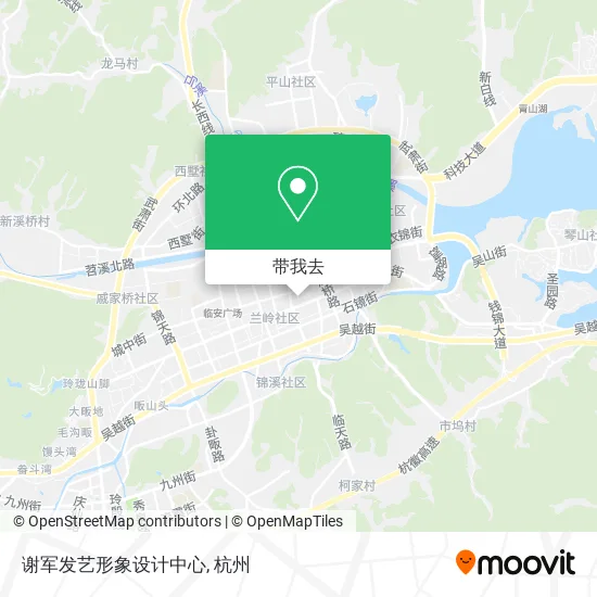 谢军发艺形象设计中心地图