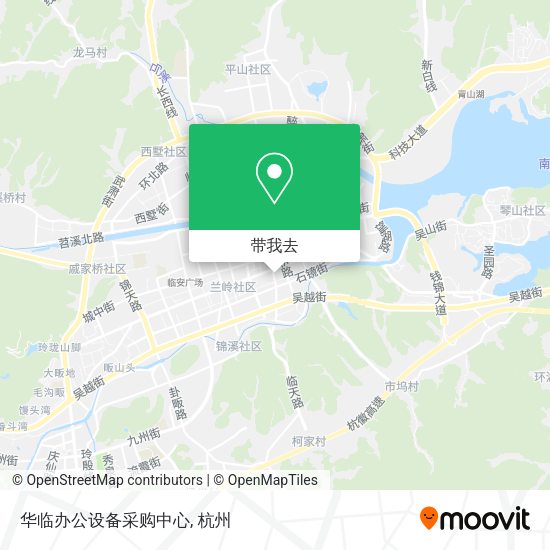 华临办公设备采购中心地图