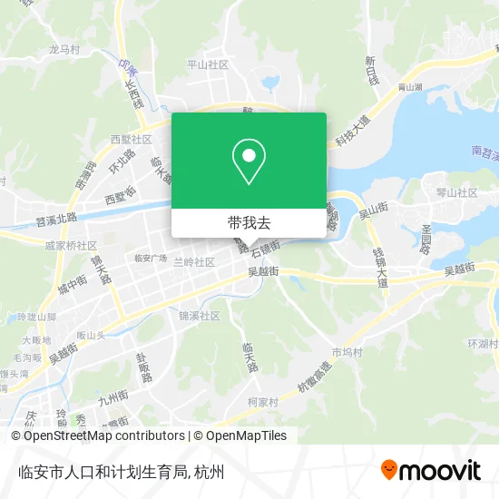 临安市人口和计划生育局地图