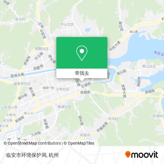 临安市环境保护局地图