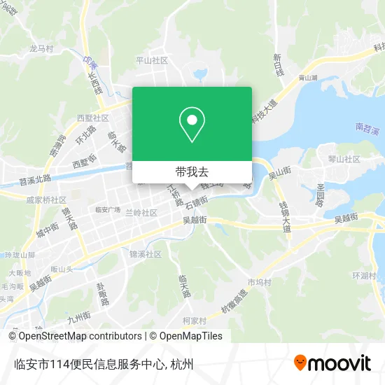 临安市114便民信息服务中心地图