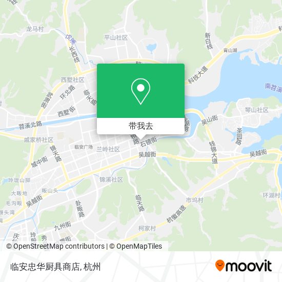 临安忠华厨具商店地图