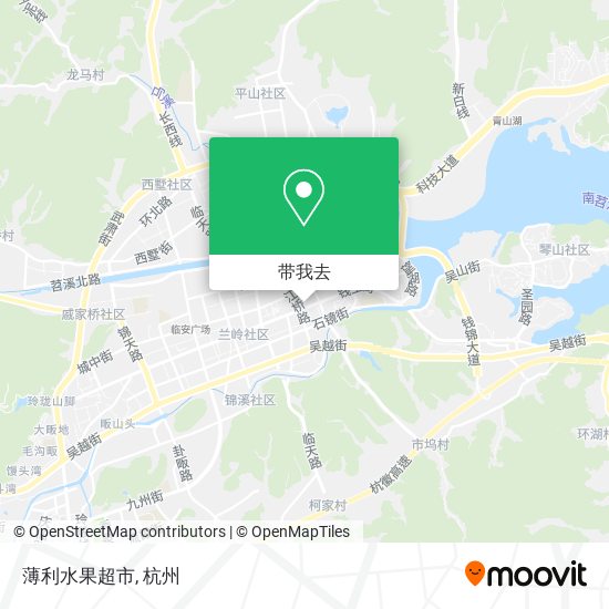 薄利水果超市地图