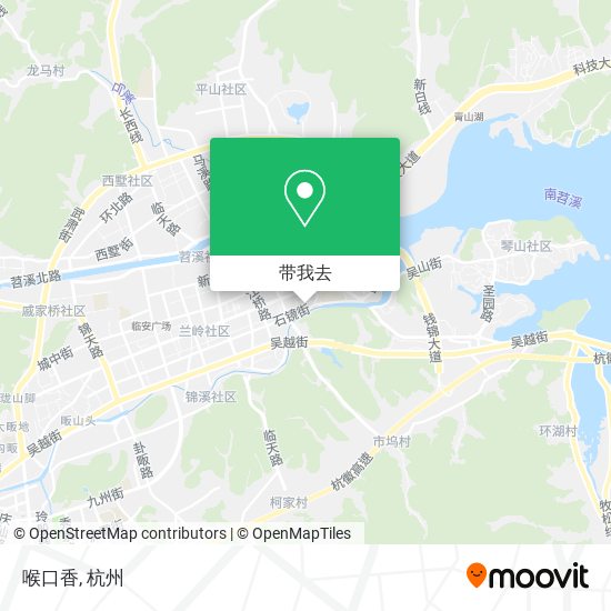 喉口香地图
