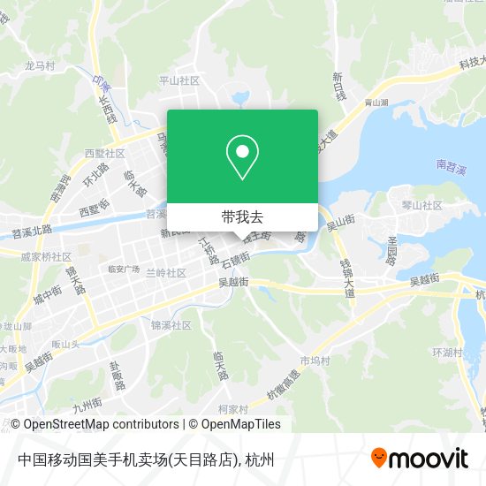 中国移动国美手机卖场(天目路店)地图