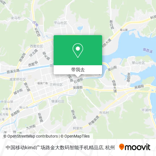 中国移动kimd广场路金大数码智能手机精品店地图