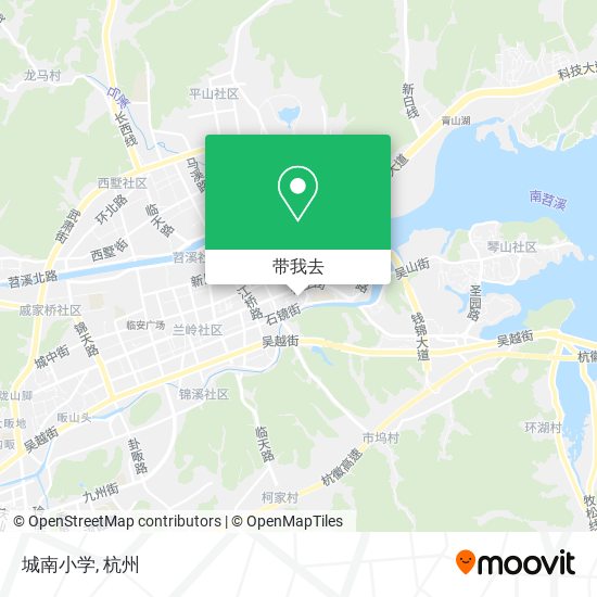 城南小学地图
