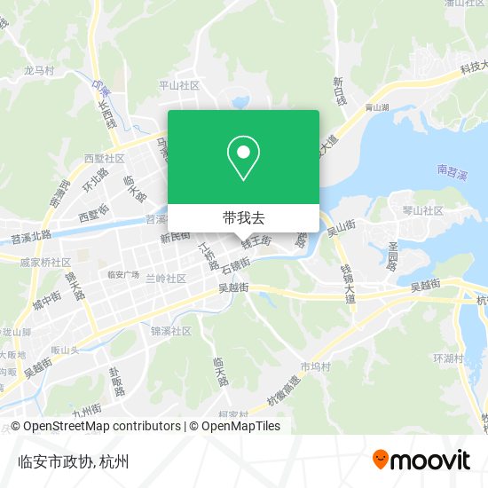 临安市政协地图