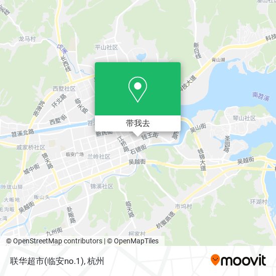 联华超市(临安no.1)地图