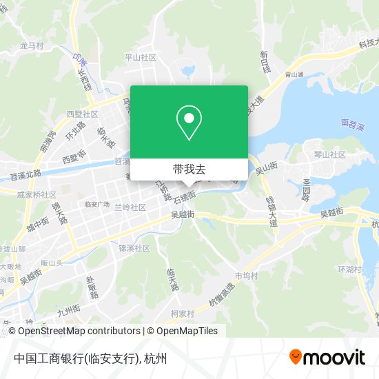 中国工商银行(临安支行)地图