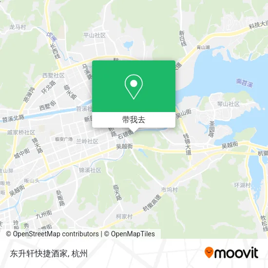 东升轩快捷酒家地图