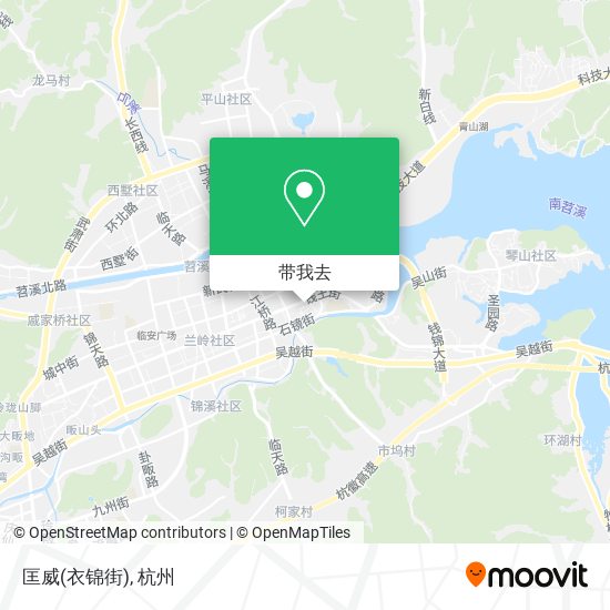 匡威(衣锦街)地图