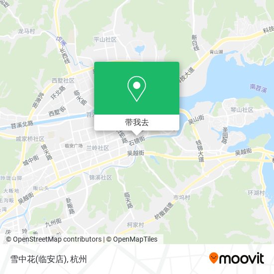 雪中花(临安店)地图