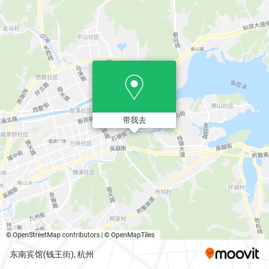 东南宾馆(钱王街)地图