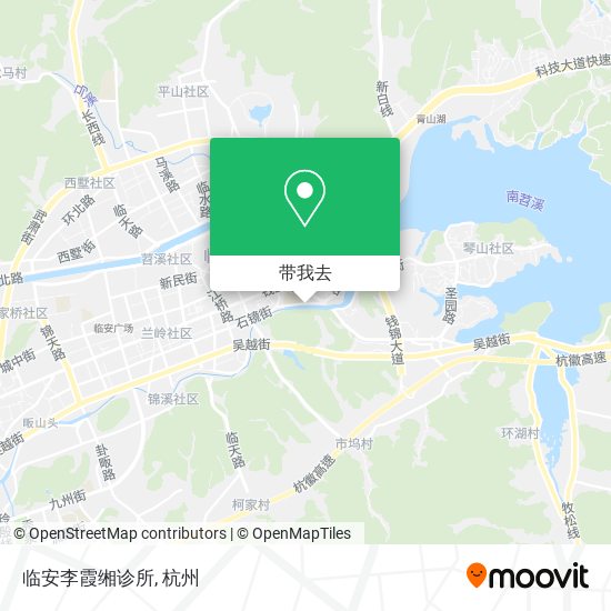 临安李霞缃诊所地图