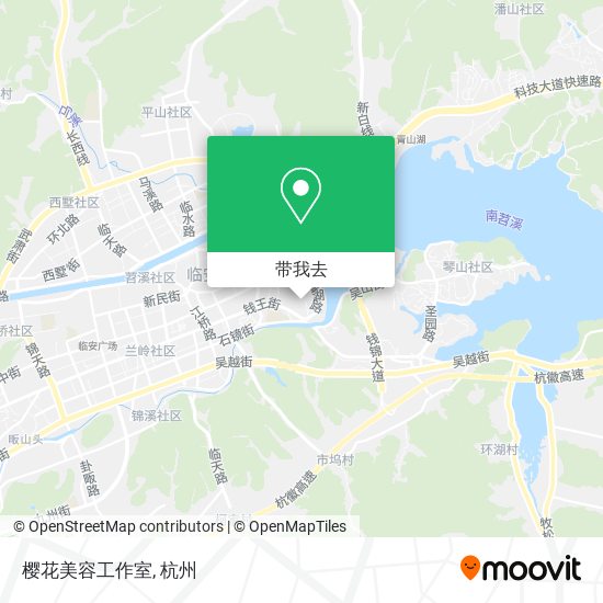 樱花美容工作室地图