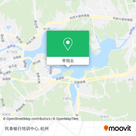 民泰银行培训中心地图