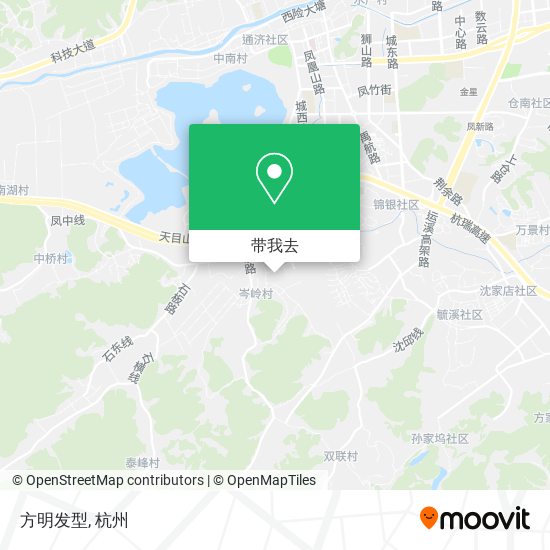 方明发型地图