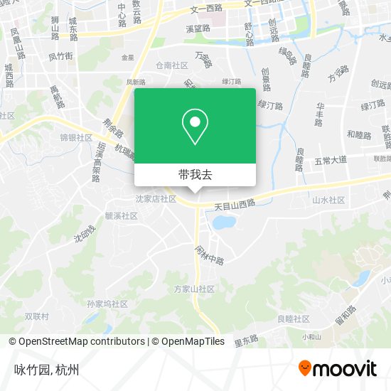 咏竹园地图