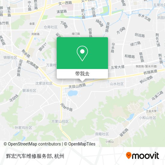 辉宏汽车维修服务部地图