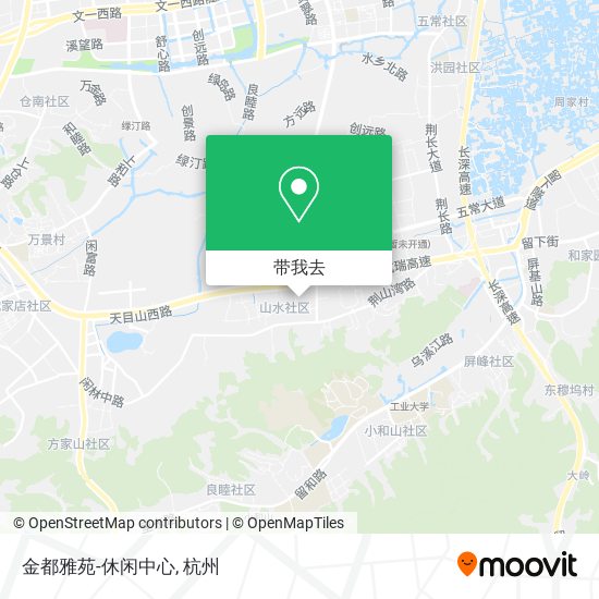 金都雅苑-休闲中心地图