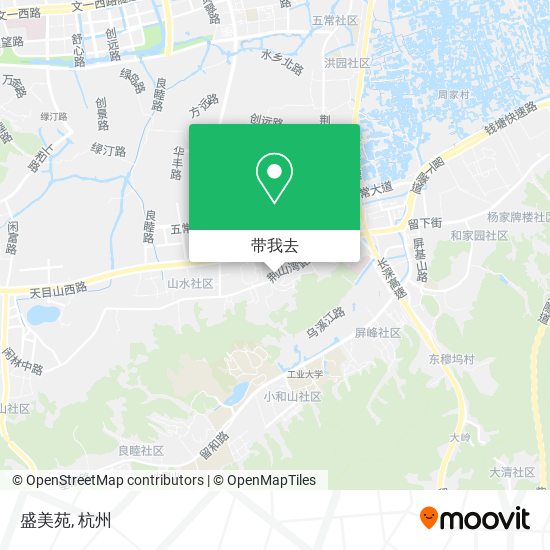 盛美苑地图