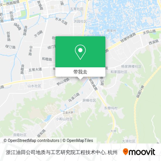 浙江油田公司地质与工艺研究院工程技术中心地图