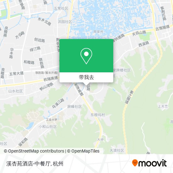 溪杏苑酒店-中餐厅地图