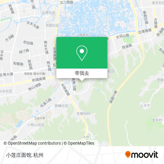小莲庄面馆地图
