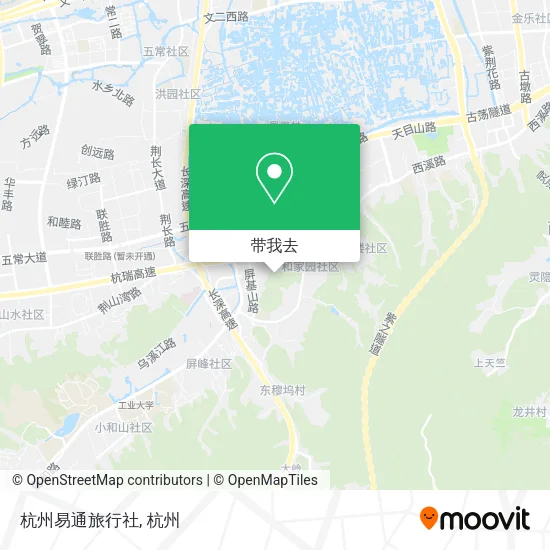 杭州易通旅行社地图