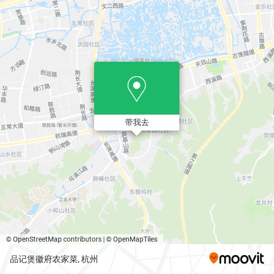 品记煲徽府农家菜地图