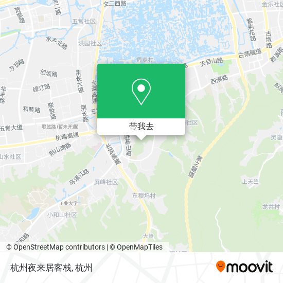 杭州夜来居客栈地图