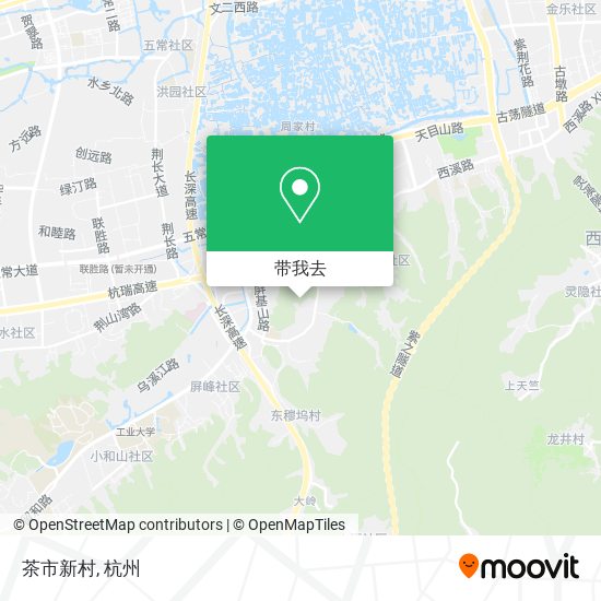 茶市新村地图