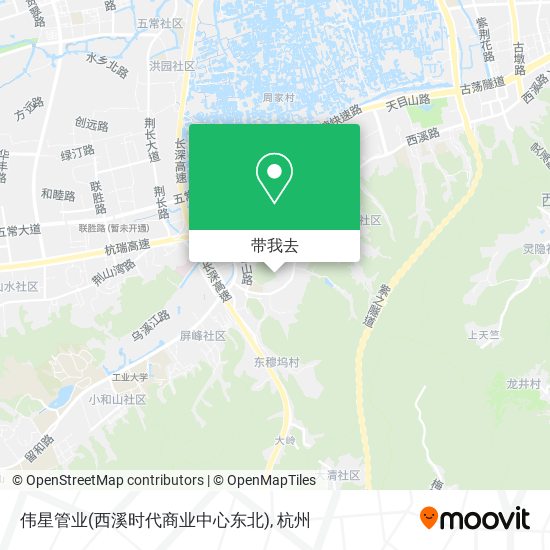 伟星管业(西溪时代商业中心东北)地图